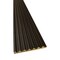 Ejoy Kona Brown Slat Wood Panels for Walls - Sleek, 4PK WC7G_016 - alternate 2